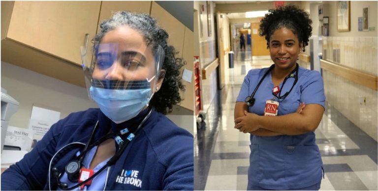 Asambleísta dominicana pausa representación toma uniforme de enfermera y regresa a hospital para ayudar pacientes de COVID - 19