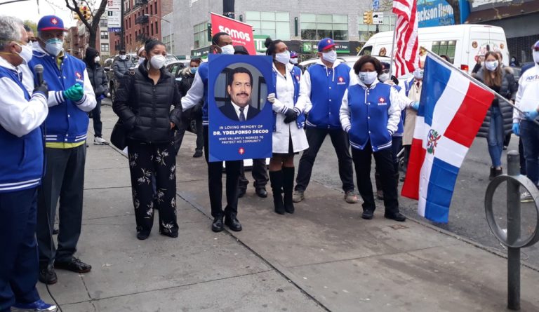 Emotivo homenaje en el Alto Manhattan a médico dominicano fundador de SOMOS fallecido por coronavirus
