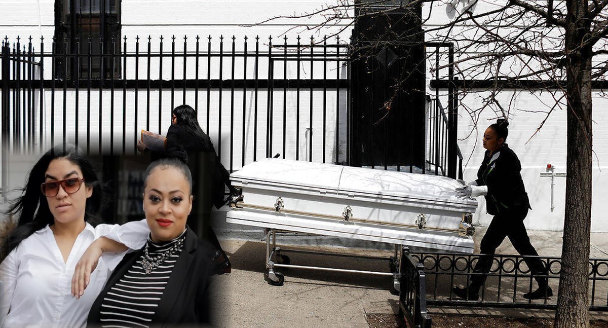 Las hispanas que preparan los muertos por COVID - 19 en una funeraria de Harlem