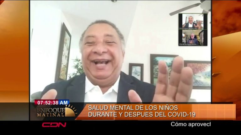 Psiquiatra Miguel Gómez asegura creación de roles dentro del hogar