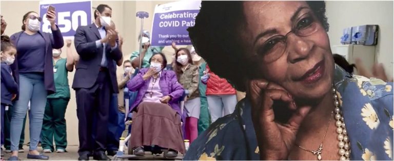 Con 87 años, dominicana que superó COVID - 19 después de dos preinfartos y dos derrames pidió no comprarle ataúd caro