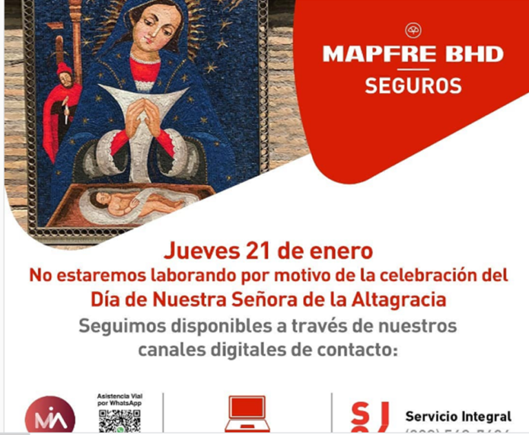 Mapfre BHD Seguros cierra este 21 de enero