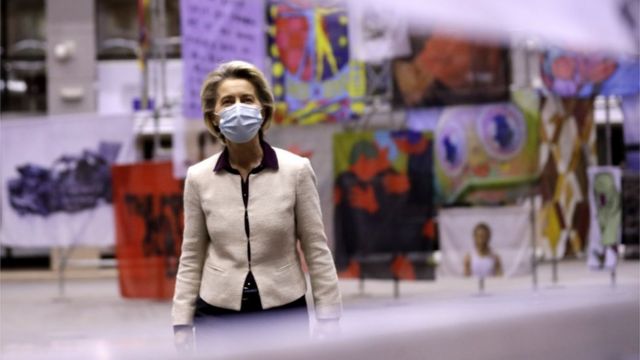 Ursula Von Der Leyen, presidenta de la Comisión Europea.