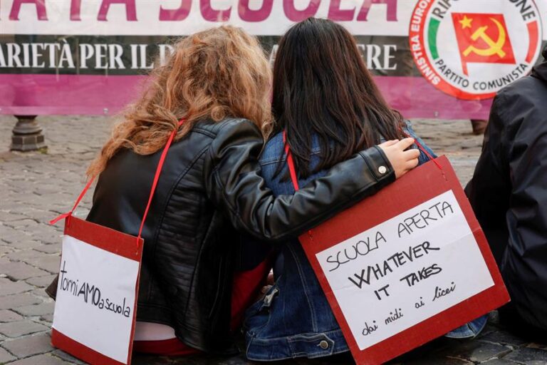 Italia reabrirá las escuelas también en las zonas de mayor