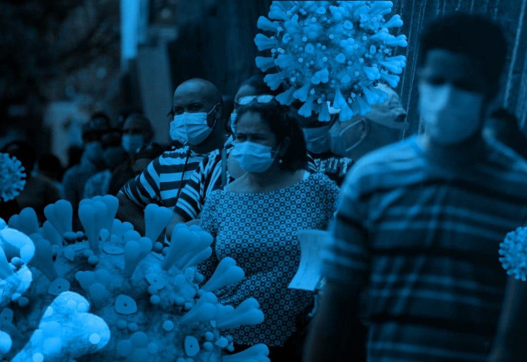 63 muertos y 7, 303 casos nuevos de coronavirus en República Dominicana en una semana