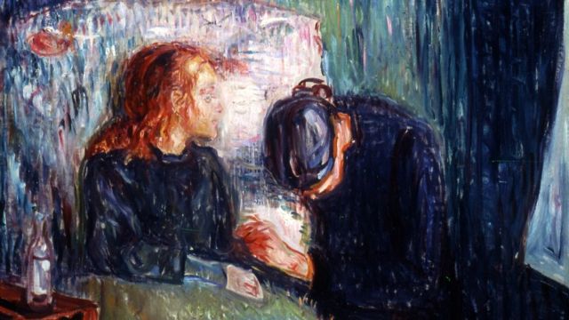 El pintor noruego Edvard Munch (1863-1944) transmite en su cuadro 