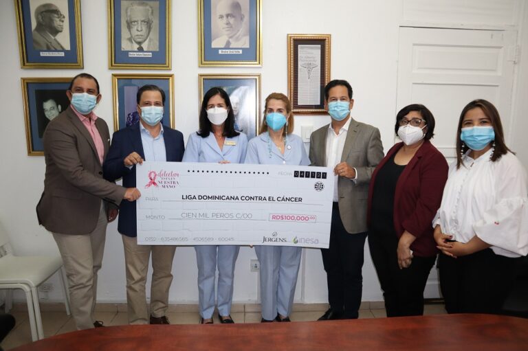 INESA realiza donativo a la Liga Dominicana Contra el Cáncer