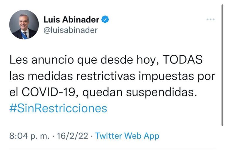 Ponen fin a las restricciones tras 2 años del Covid-19