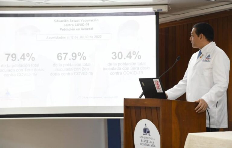 Solo el 30 % de la población se ha vacunado con tercera dosis contra el COVID-19