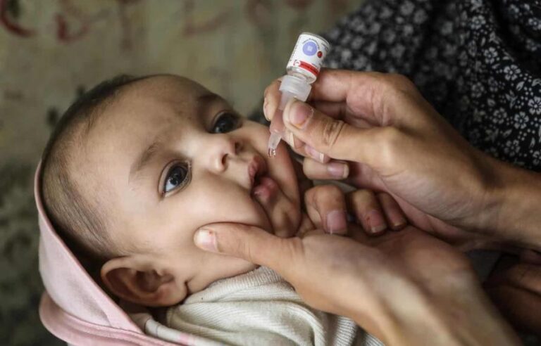 Cobertura de vacunas para polio en el país ronda el 89 %