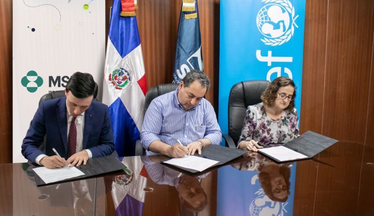 UNICEF y MSD firman acuerdo de cooperación en apoyo a la reducción de mortalidad materno-infantil