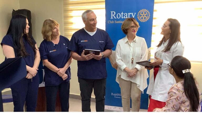 Donan electroencefalograma a Hospital Pediátrico Dr. Arturo grullón 