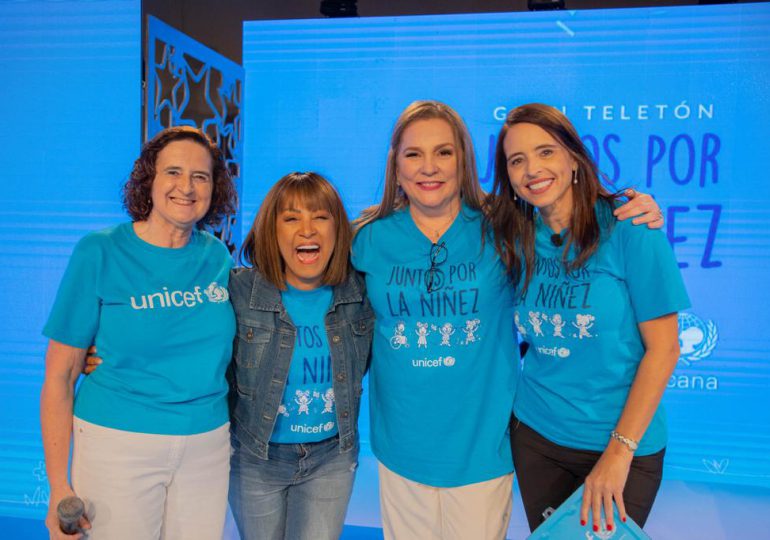 Gran Teletón de UNICEF “Juntos por la Niñez” recauda RD$13,862,673 en su tercera edición