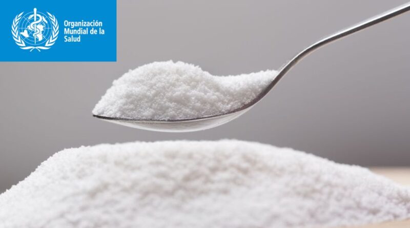 OMS mantiene el nivel de consumo recomendado del edulcorante aspartamo
