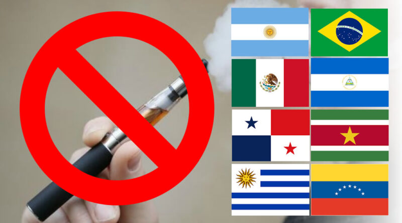 8 países prohíben venta de cigarrillos electrónicos
