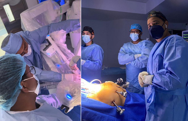 Realizan primeros procedimientos de prostatectomía robótica en DN